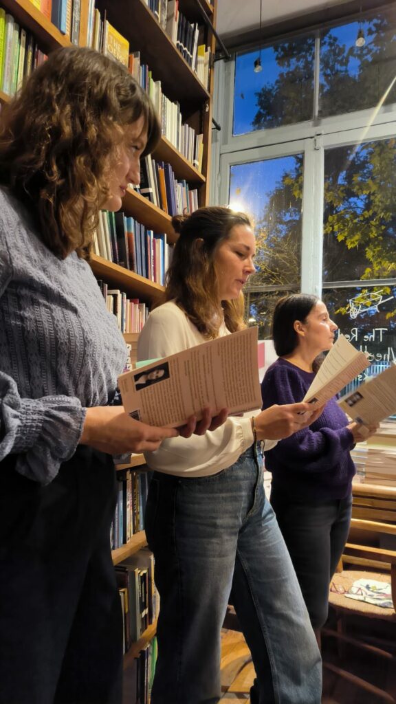 Sandra Moussenpès, 'Lectures, performances, rencontres', 2025 Sandra Moussenpès, 'Lectures, performances, rencontres', 2025