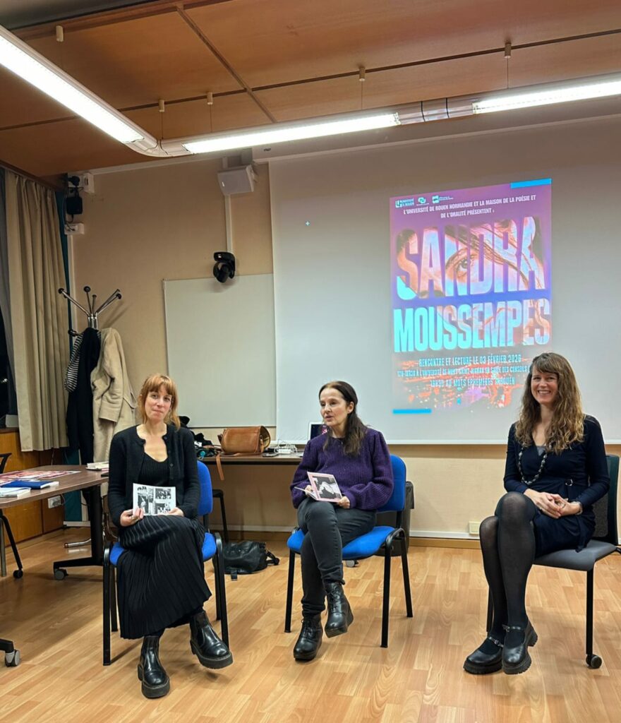 Sandra Moussenpès, 'Lectures, performances, rencontres', 2025