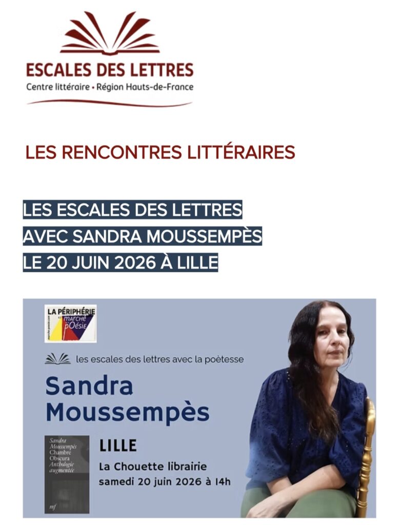 Sandra Moussenpès, 'Lectures, performances, rencontres', 2025 Sandra Moussenpès, 'Lectures, performances, rencontres', 2025